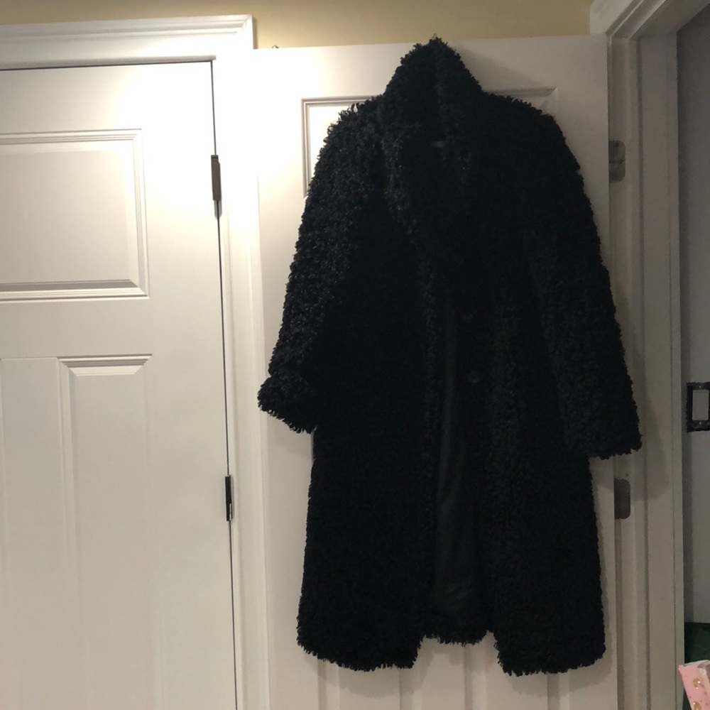 Brand new teddy long jacket